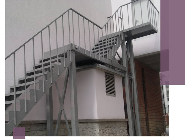 Монтаж пожарных лестниц под ключ в Междуреченске с гарантией качества