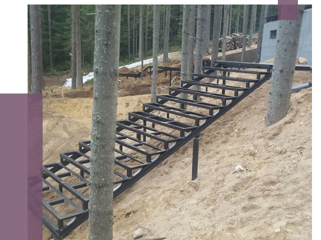 Монтаж металлических лестниц в Междуреченске от 13389 руб. 