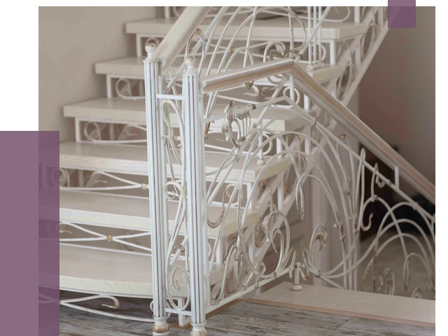 Изготовление кованых лестниц на заказ в Междуреченске от 85893 руб. | ПРОЛЁТ-Мжд
