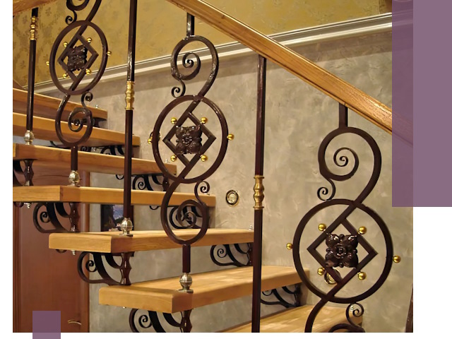 Изготовление кованых лестниц под ключ в Междуреченске