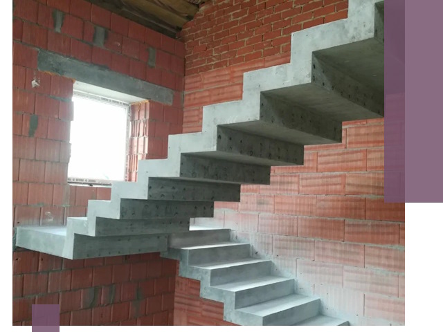 Бетонные лестницы под ключ в Междуреченске: монтаж, демонтаж, ремонт