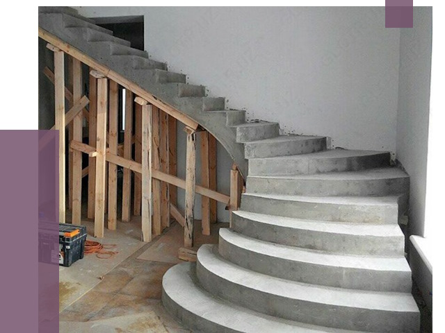 Изготовление бетонных лестниц под ключ в Междуреченске от 19705 руб. | ПРОЛЁТ-Мжд