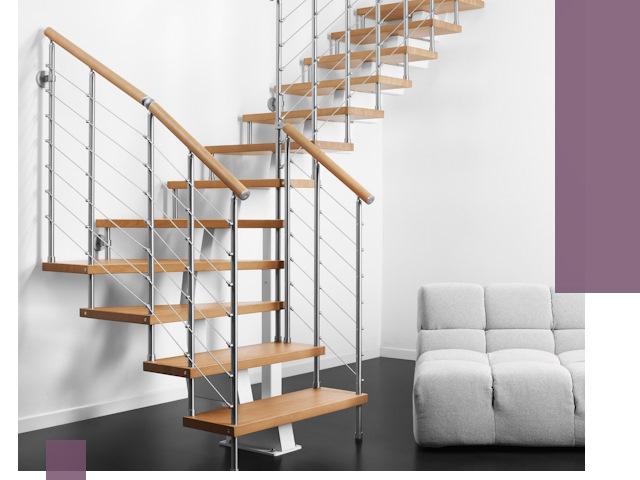 Модульные лестницы под ключ в Междуреченске — монтаж и изготовление