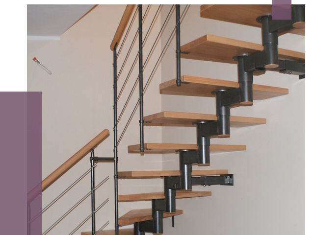 Изготовление модульных лестниц в Междуреченске от 11368 руб. 