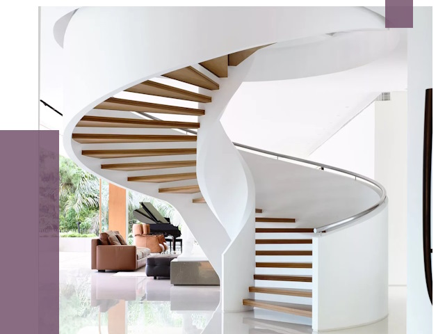 Винтовые лестницы в Междуреченске под ключ от 47999 руб. | ПРОЛЁТ-Мжд