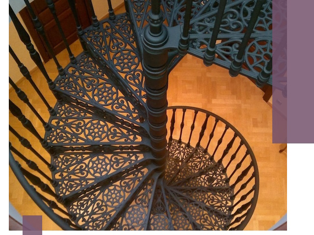 Винтовые лестницы под ключ в Междуреченске: производство и монтаж