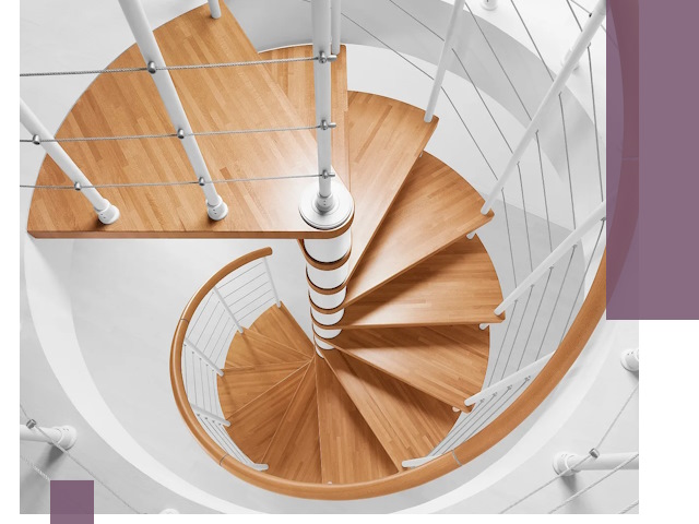 Изготовление винтовых лестниц под ключ в Междуреченске