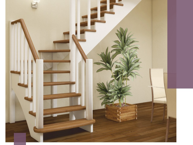 Г-образные лестницы под ключ в Междуреченске — изготовление и монтаж