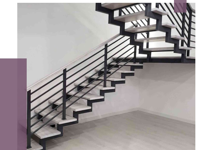 Лестницы на металлокаркасе под ключ в Междуреченске от 12631 руб. | ПРОЛЁТ-Мжд