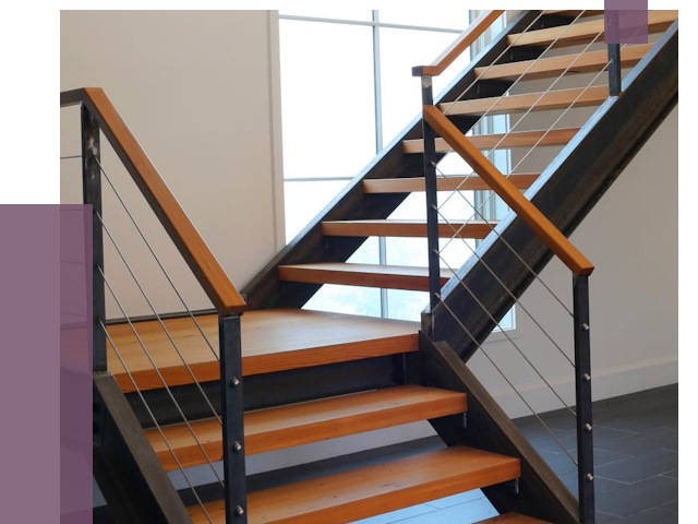 Изготовление лестниц на металлокаркасе в Междуреченске от 18694 руб. | ПРОЛЁТ-Мжд