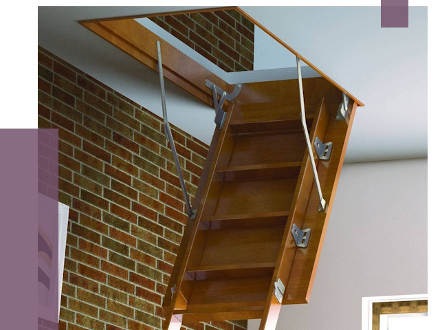 Установка чердачной лестницы в Междуреченске от 7730 руб. | ПРОЛЁТ-Мжд