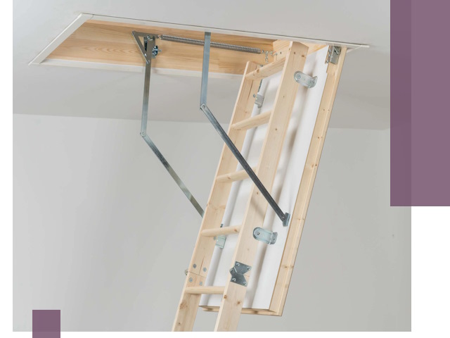 Установка чердачной лестницы под ключ в Междуреченске