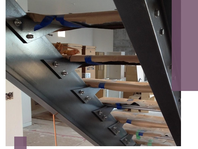 Усиление лестничных конструкций и усиление опор в Междуреченске