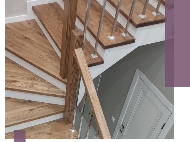 Обшивка металлических лестниц под ключ в Междуреченске