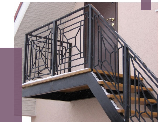 Металлические перила в Междуреченске от 4244 руб.  | ПРОЛЁТ-Мжд