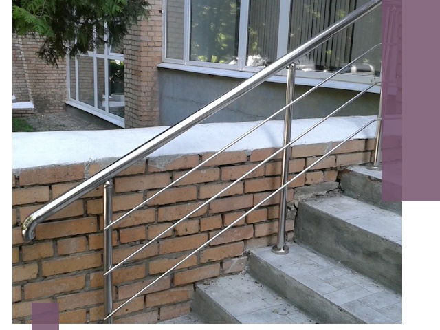 Перила из нержавеющей стали высокого качества в Междуреченске
