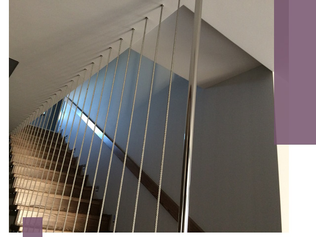 Тросовые перила под ключ в Междуреченске — производство и монтаж