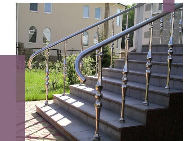 Перила для крыльца в Междуреченске от 10610 руб. — монтаж ПРОЛЁТ-Мжд