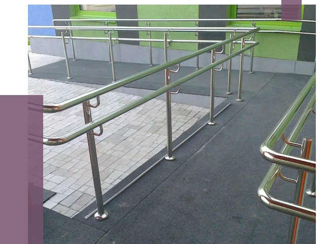 Ограждения пандусов в Междуреченске от 4295 руб. монтаж | ПРОЛЁТ-Мжд