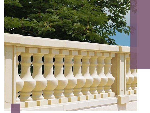 Установка балюстрады в Междуреченске: изготовление и монтаж под ключ