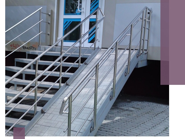 Пандус на крыльцо под ключ в Междуреченске: монтаж и изготовление