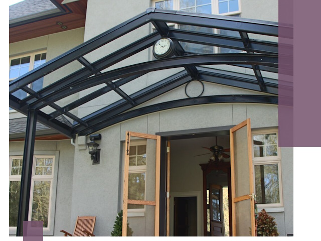 Изготовление и монтаж навесов и козырьков в Междуреченске