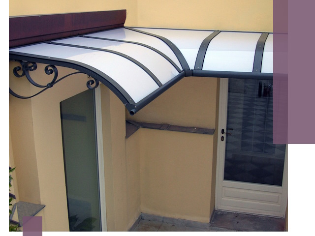 Монтаж козырьков любой сложности в Междуреченске под ключ