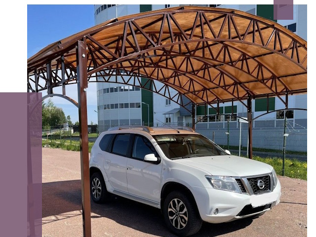 Недорогие навесы в Междуреченске от 42441 руб.  | ПРОЛЁТ-Мжд