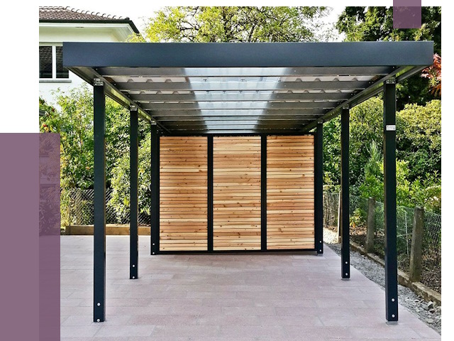 Отдельно стоящие навесы во дворе в Междуреченске от 79324 руб. | ПРОЛЁТ-Мжд