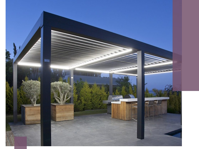 Навесы отдельно стоящие под ключ в Междуреченске из металла и поликарбоната