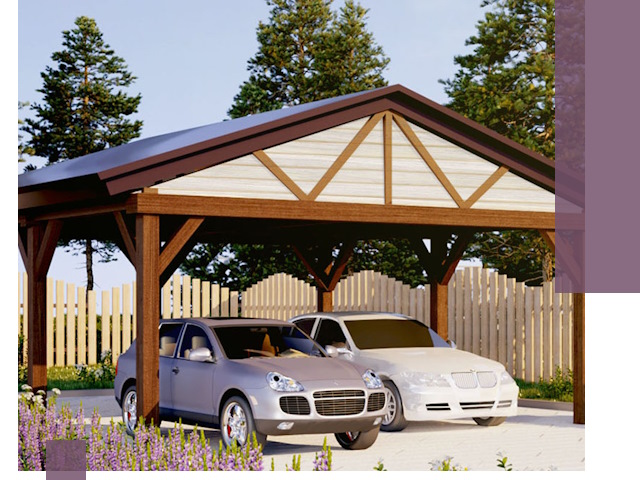 Навесы для автомобиля в Междуреченске — изготовление и монтаж