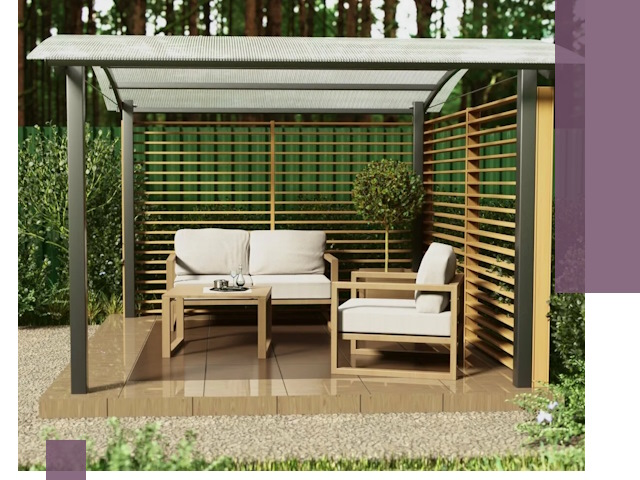 Навесы для дачи в Междуреченске: изготовление, монтаж и демонтаж