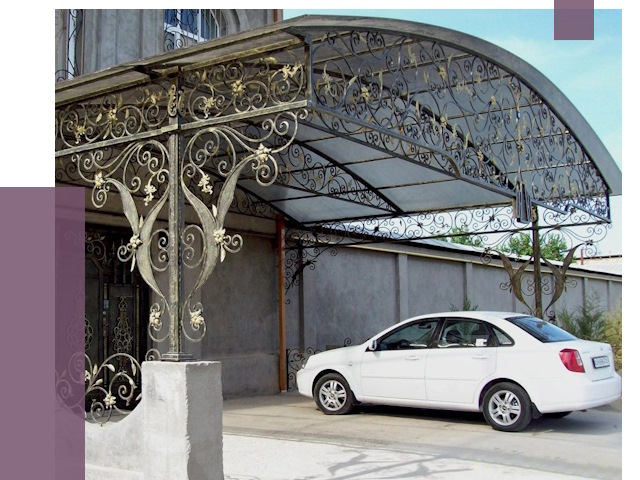 Кованые навесы в Междуреченске от 14400 руб. | ПРОЛЁТ-Мжд