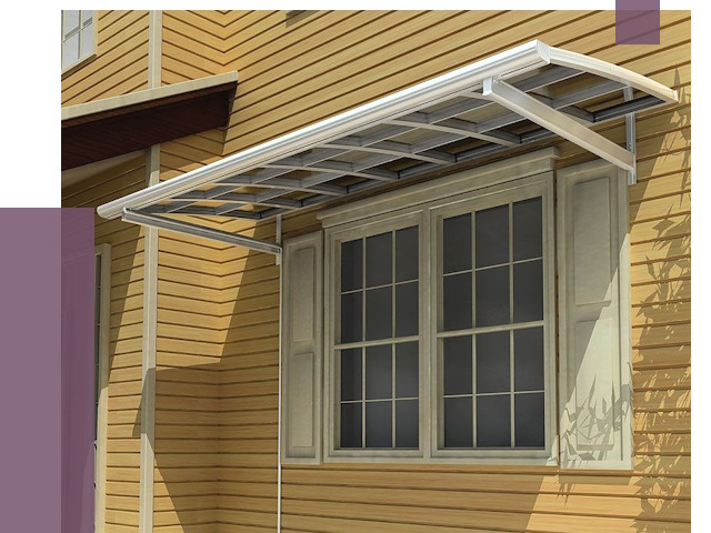 Козырьки над окнами в Междуреченске от 7528 руб. — монтаж, покупки | ПРОЛЁТ-Мжд