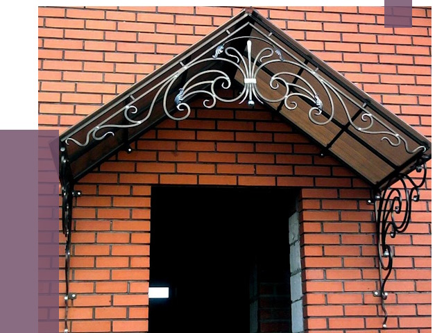 Металлические козырьки в Междуреченске от 10560 руб. 