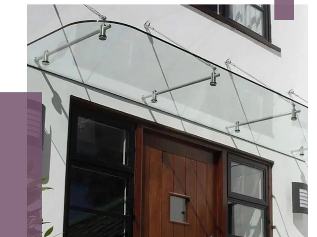 Стеклянные козырьки в Междуреченске от 18694 руб. | ПРОЛЁТ-Мжд