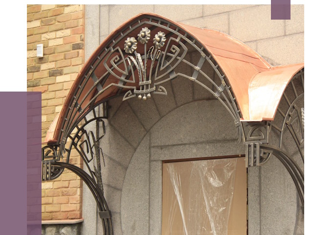 Арочные козырьки в Междуреченске от 14400 руб. 