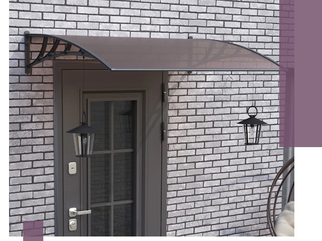 Недорогие козырьки и навесы под ключ в Междуреченске