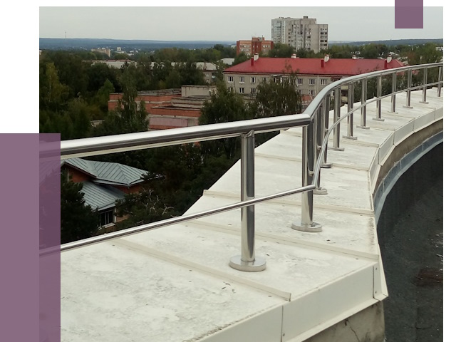 Парапеты и ограждения кровли в Междуреченске от 4901 руб.