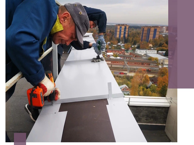 Монтаж парапетов в Междуреченске — установка прочных металлических ограждений