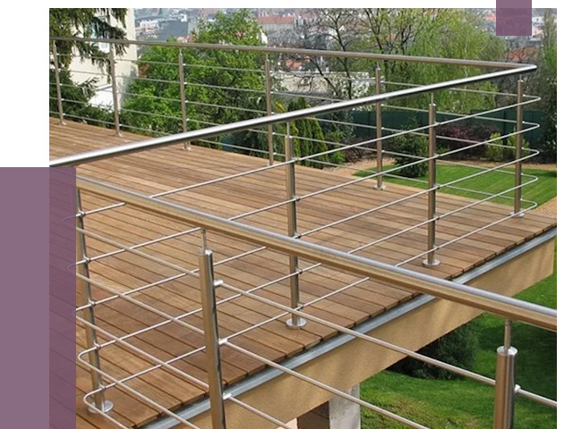 Алюминиевые парапеты в Междуреченске под ключ от 7680 руб. 