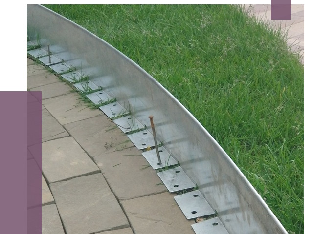 Металлические бордюры для тротуаров в Междуреченске от 8589 руб.