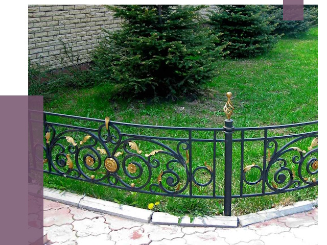 Кованые газонные ограждения в Междуреченске от 7528 руб. — ПРОЛЁТ-Мжд